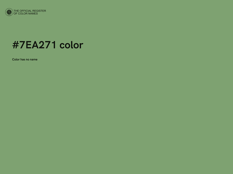 #7EA271 color image