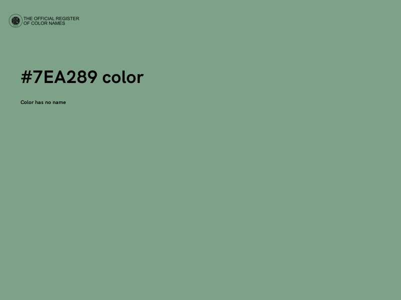 #7EA289 color image
