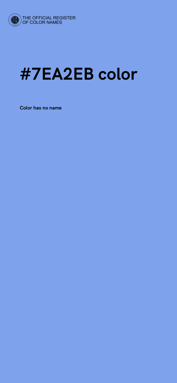 #7EA2EB color image