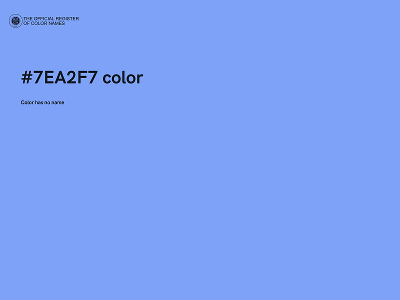 #7EA2F7 color image