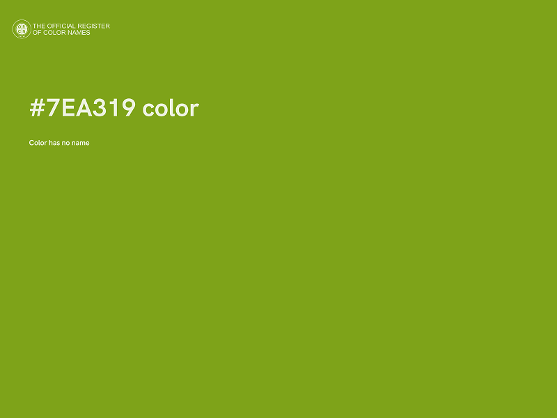 #7EA319 color image