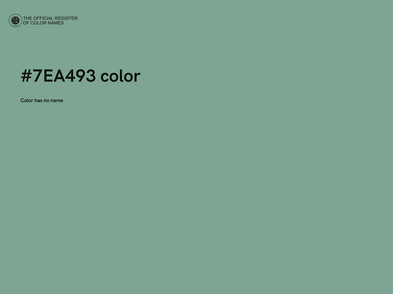 #7EA493 color image