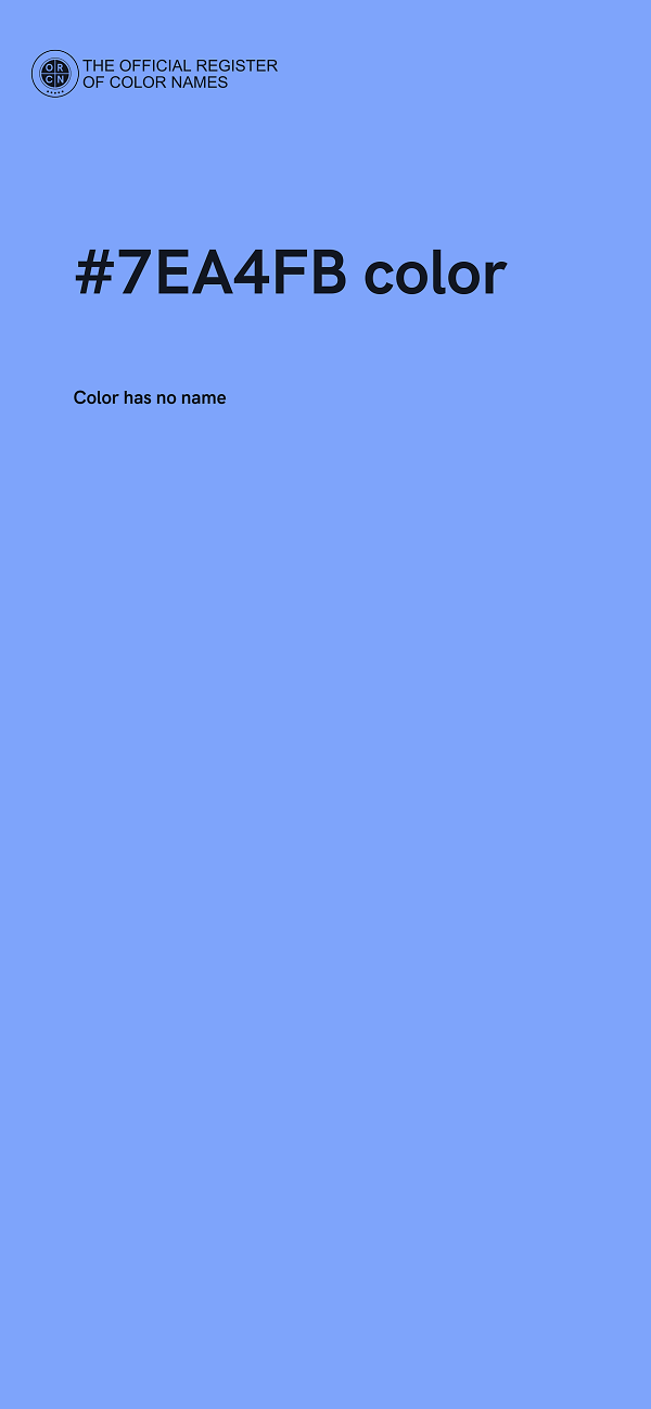 #7EA4FB color image