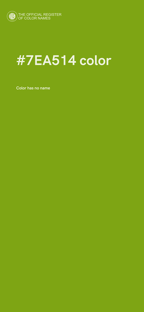 #7EA514 color image