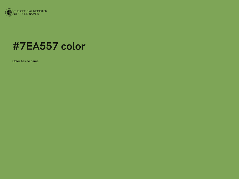 #7EA557 color image