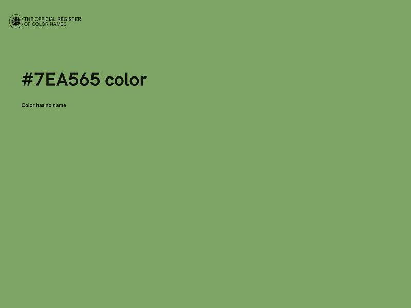 #7EA565 color image