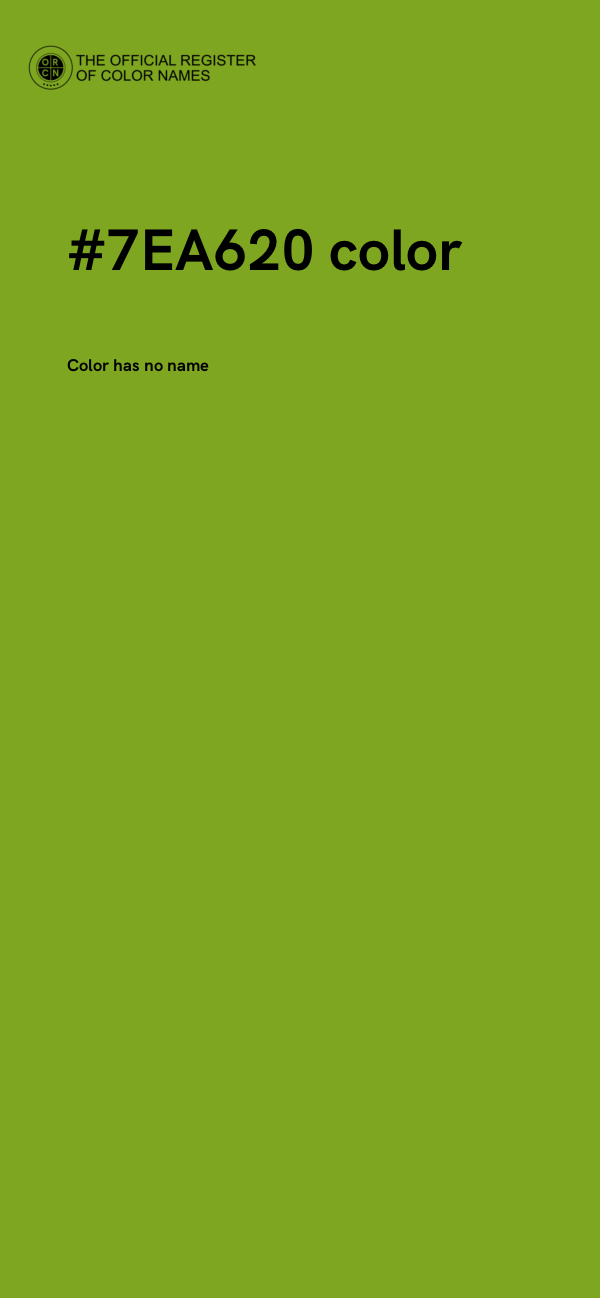 #7EA620 color image