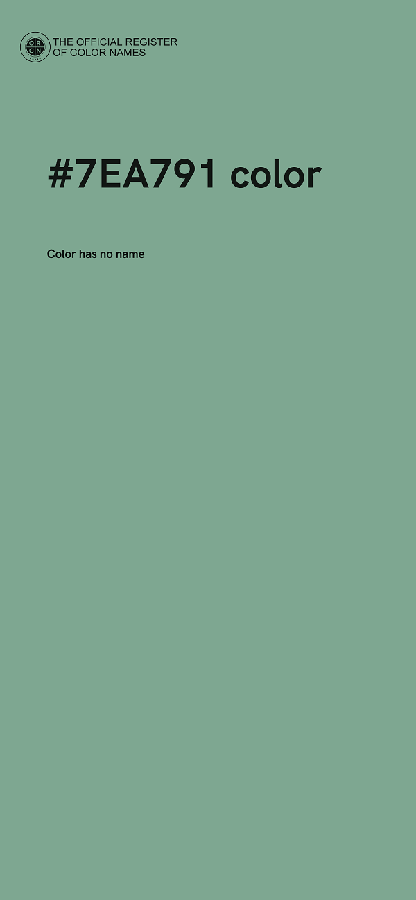 #7EA791 color image