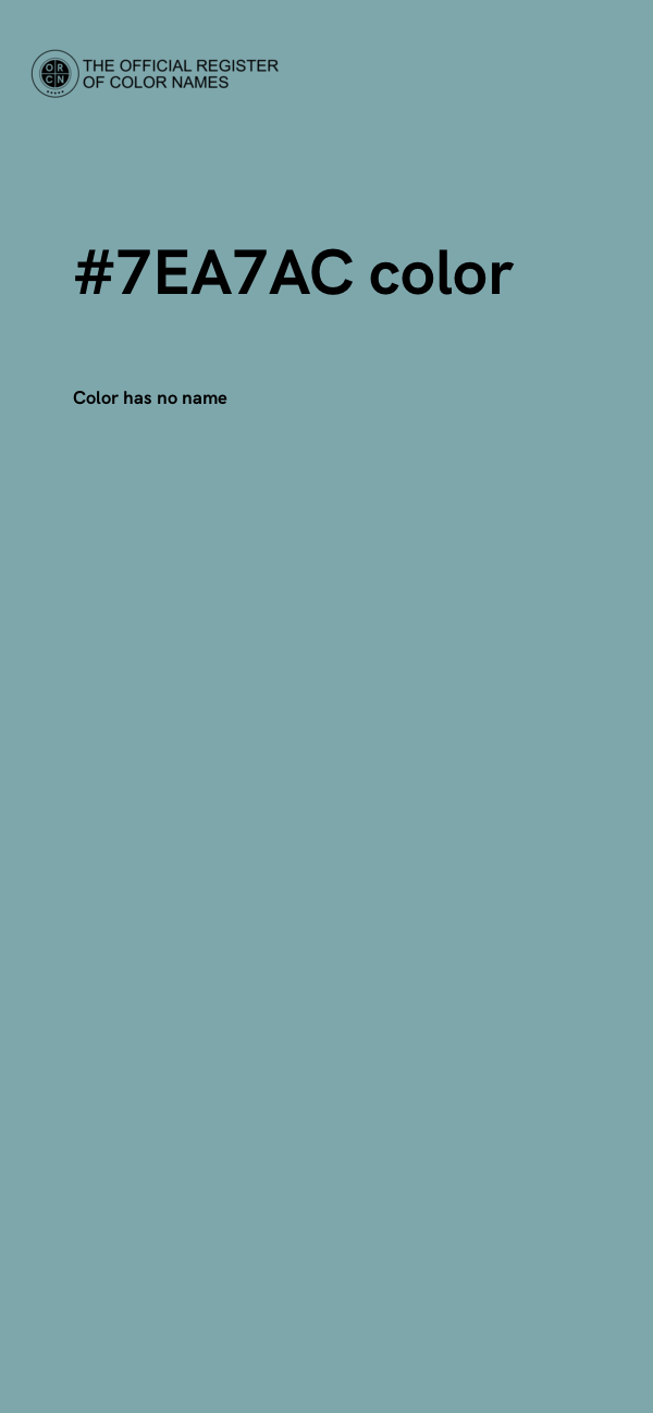 #7EA7AC color image