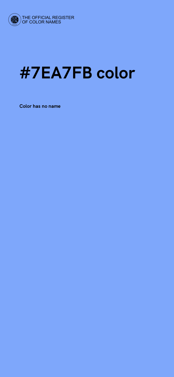 #7EA7FB color image