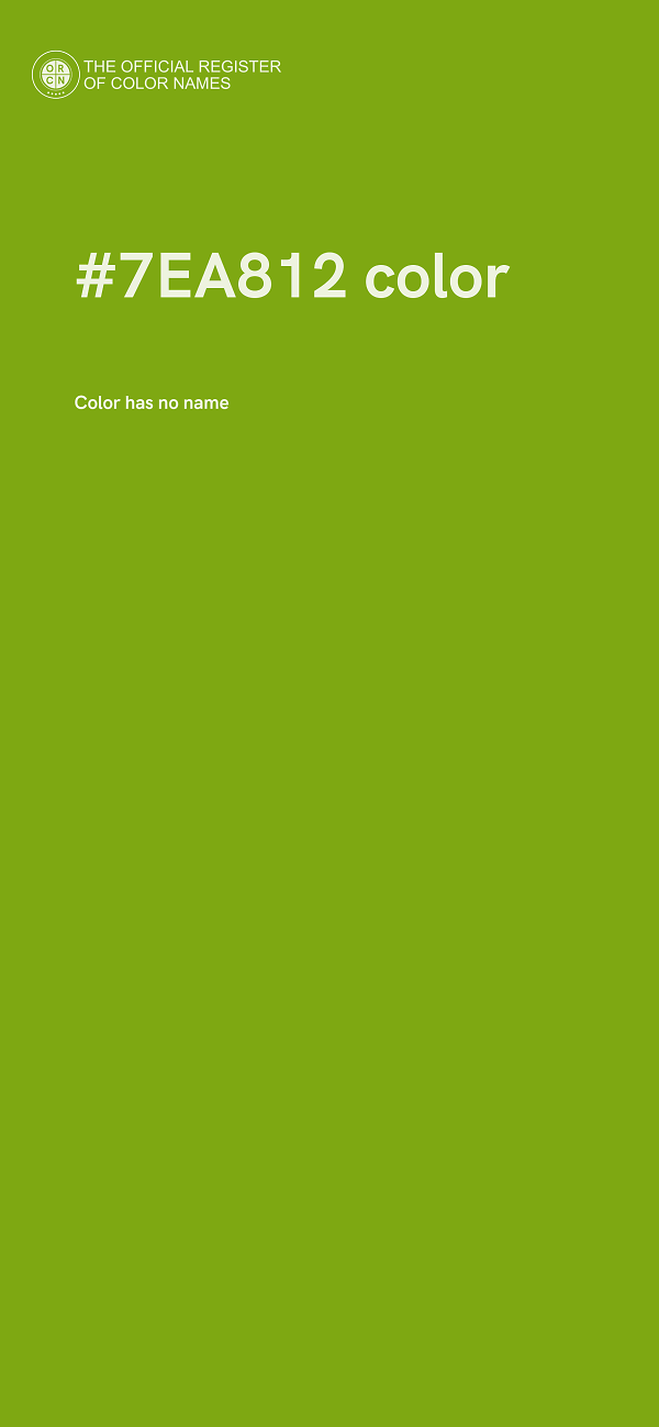 #7EA812 color image