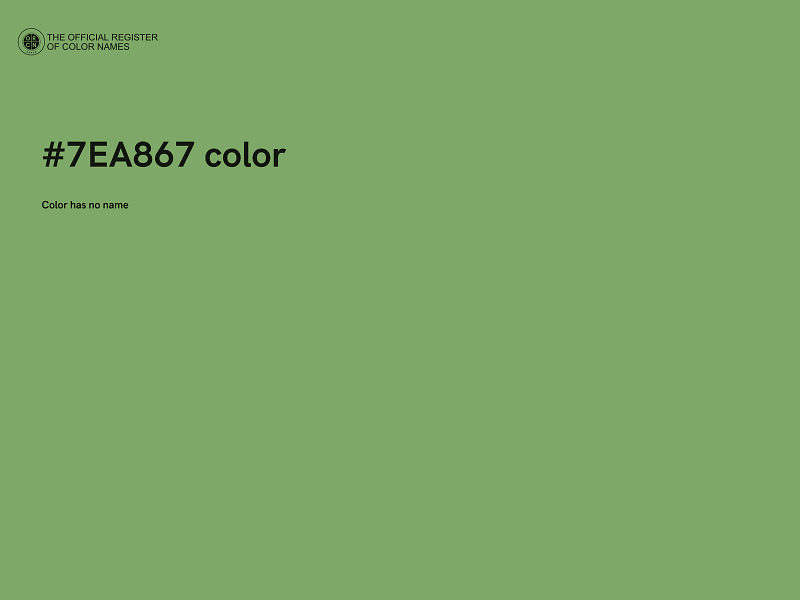 #7EA867 color image