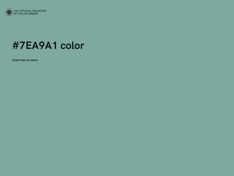 #7EA9A1 color image