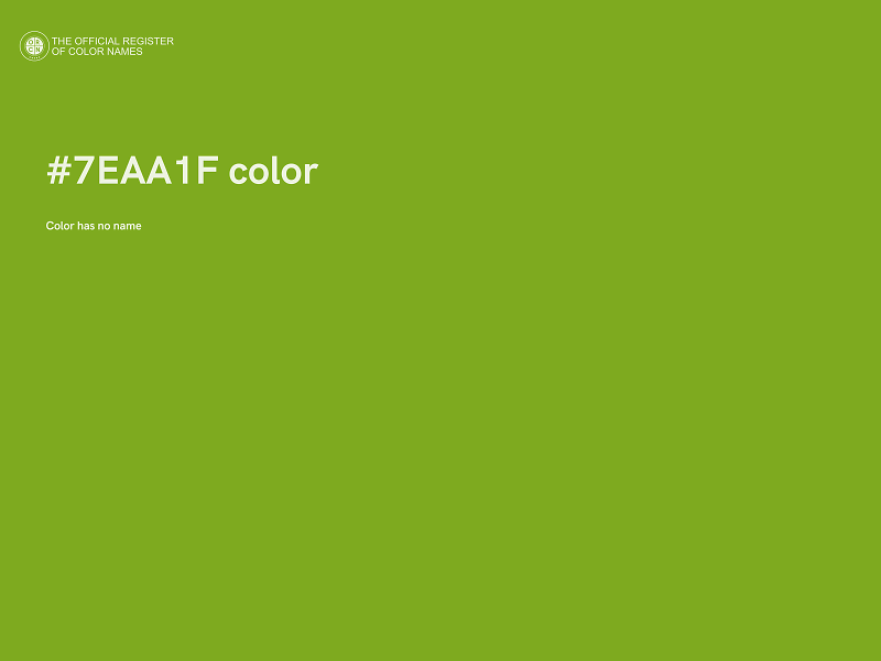 #7EAA1F color image