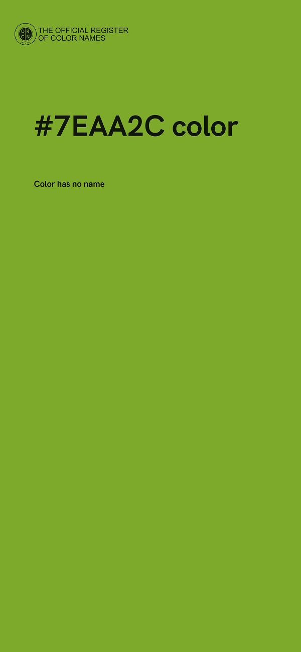#7EAA2C color image