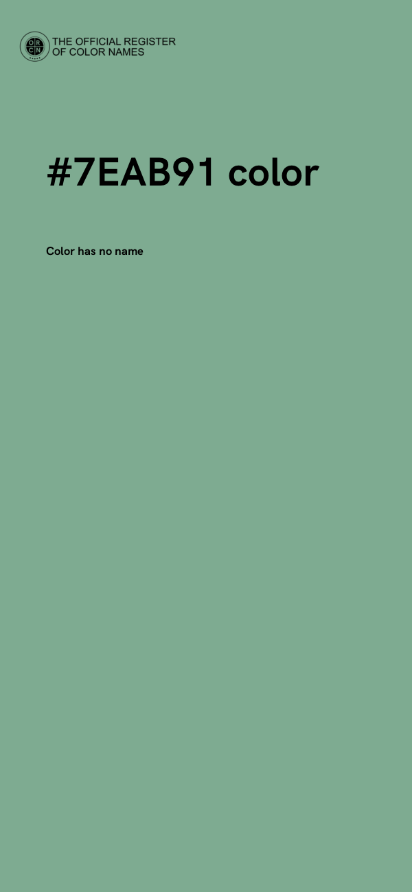 #7EAB91 color image