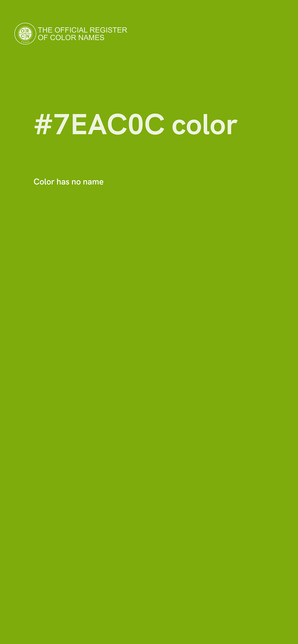 #7EAC0C color image