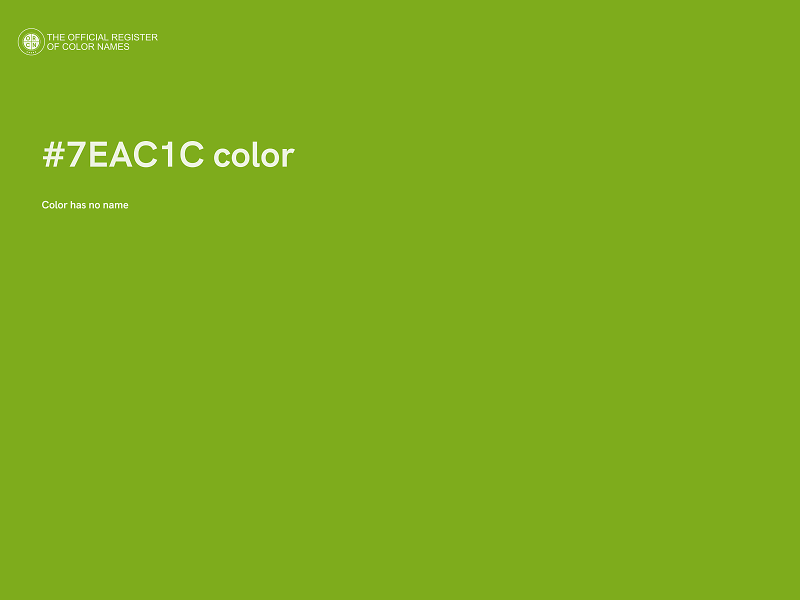 #7EAC1C color image