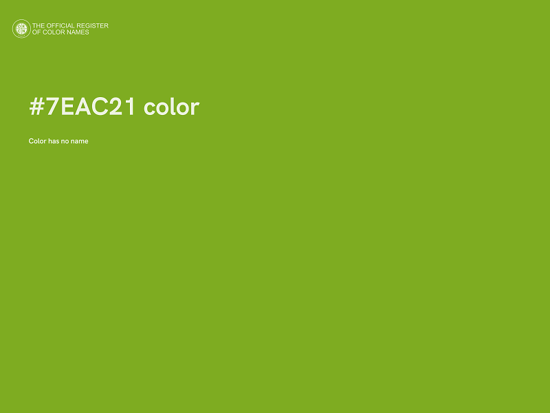 #7EAC21 color image