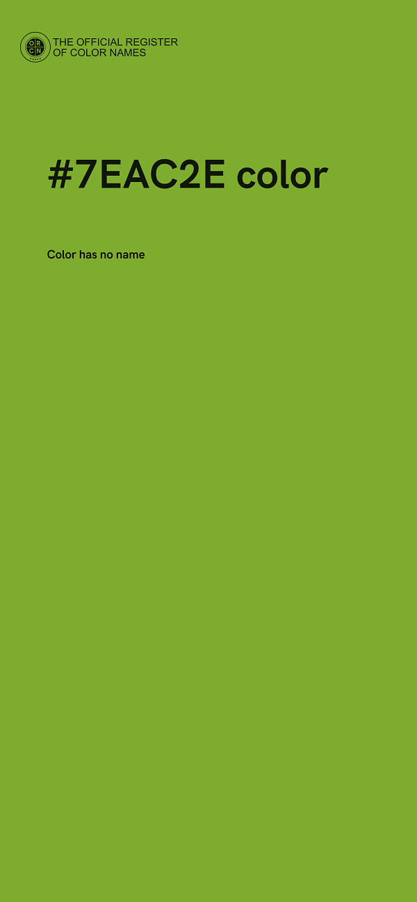 #7EAC2E color image