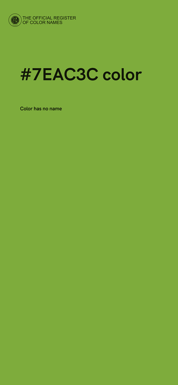 #7EAC3C color image