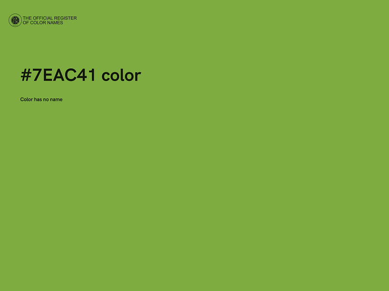 #7EAC41 color image