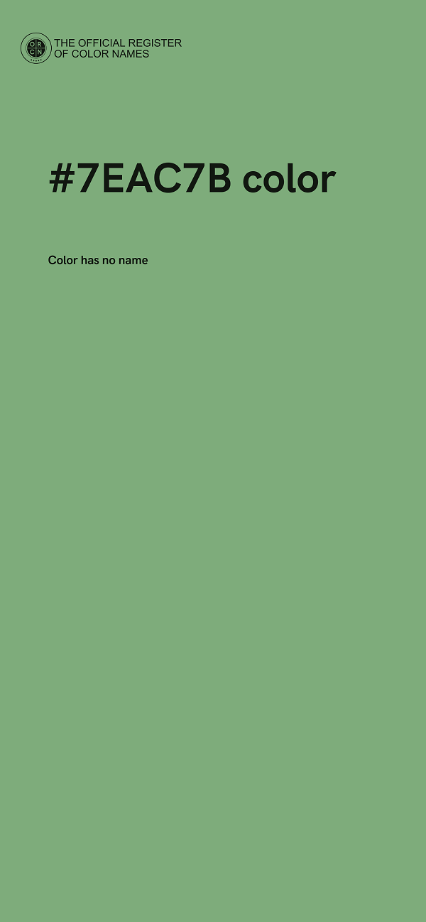 #7EAC7B color image