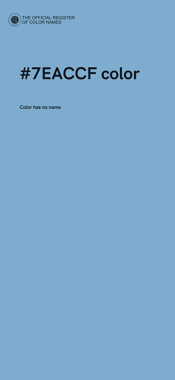 #7EACCF color image