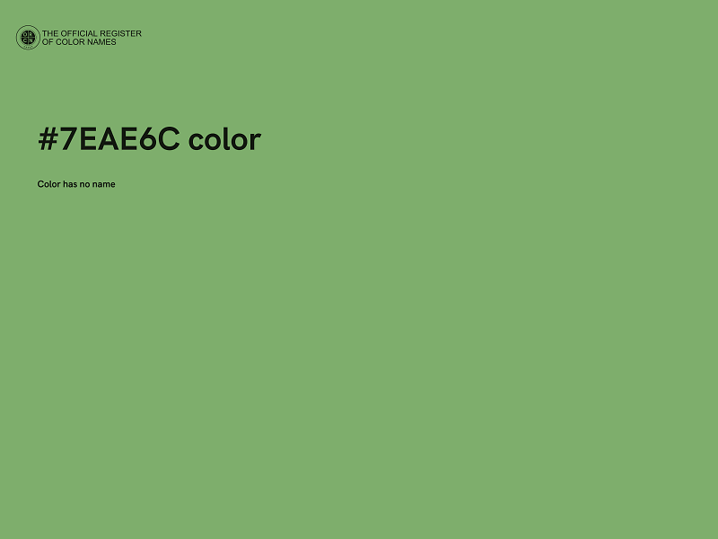 #7EAE6C color image