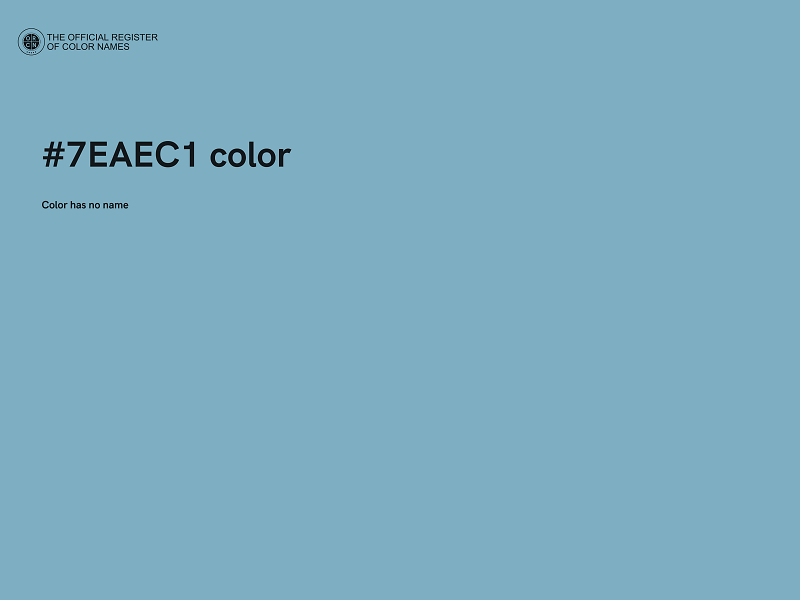 #7EAEC1 color image