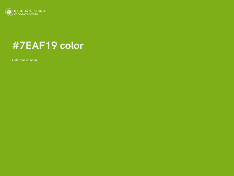 #7EAF19 color image