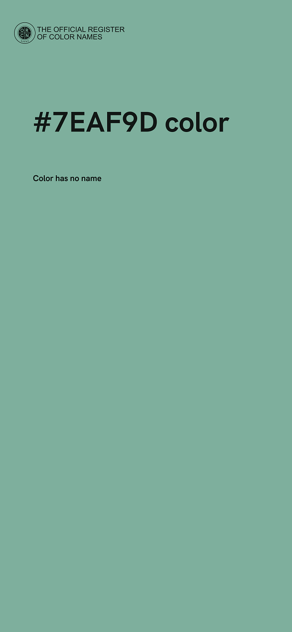 #7EAF9D color image