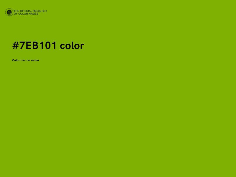 #7EB101 color image