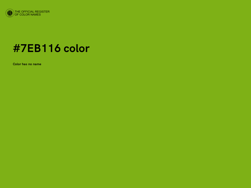 #7EB116 color image