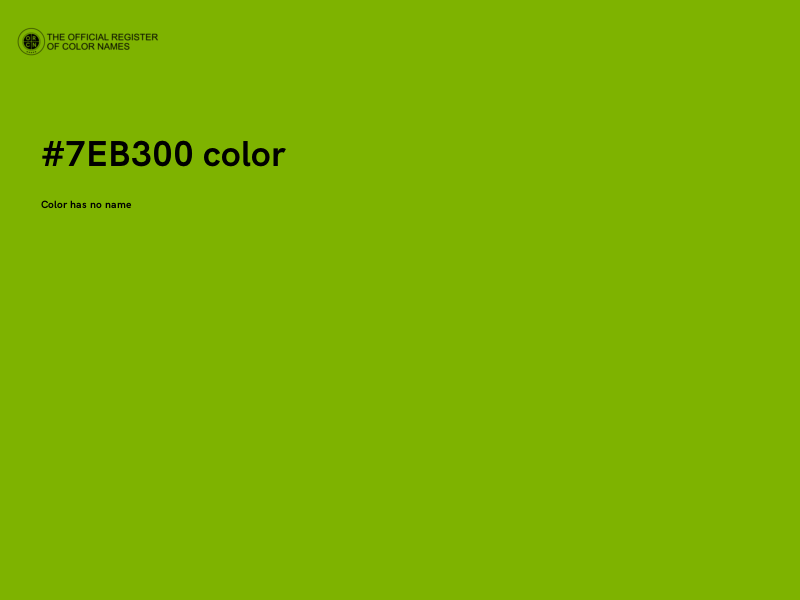 #7EB300 color image