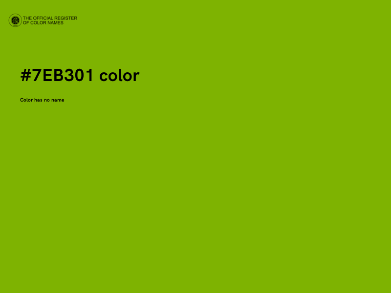 #7EB301 color image