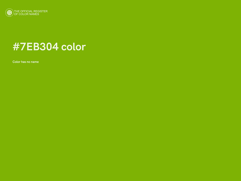 #7EB304 color image