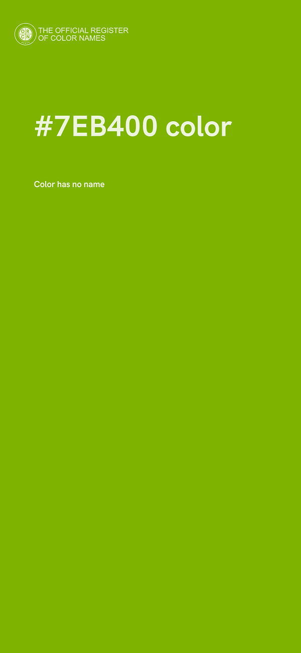 #7EB400 color image