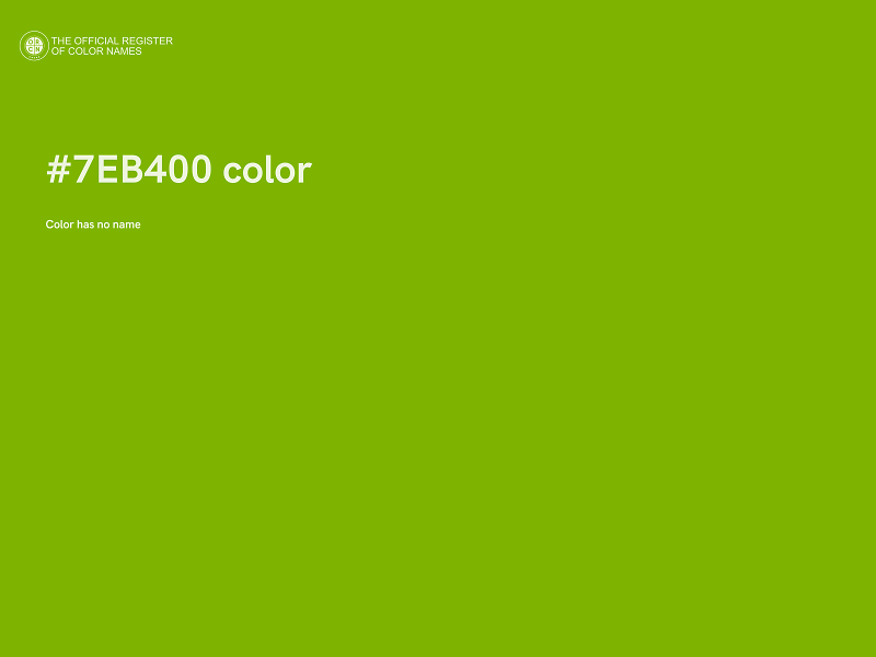 #7EB400 color image