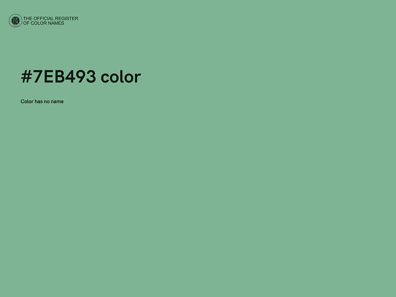 #7EB493 color image