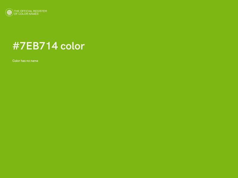 #7EB714 color image