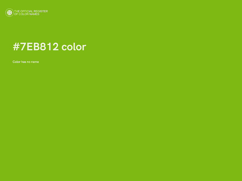 #7EB812 color image