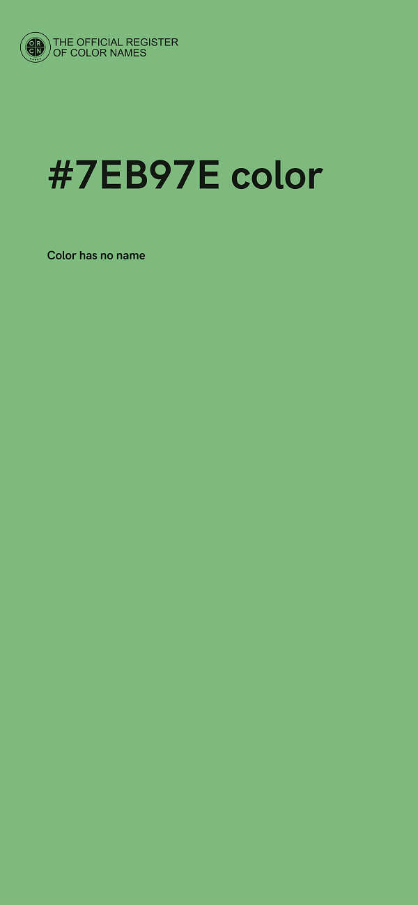 #7EB97E color image