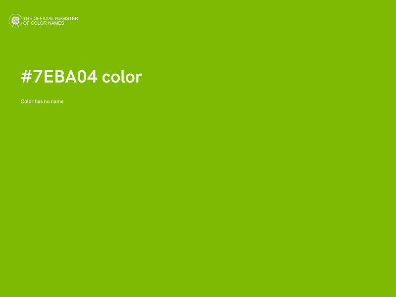 #7EBA04 color image