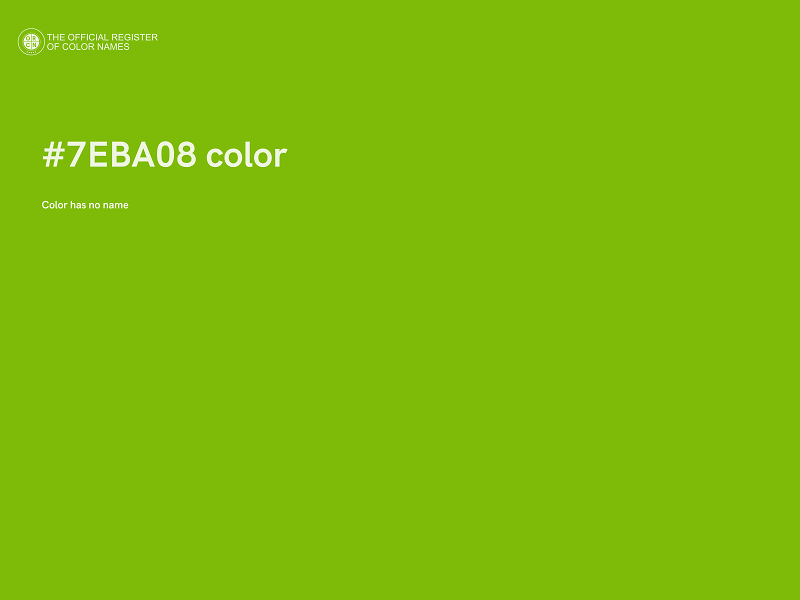 #7EBA08 color image