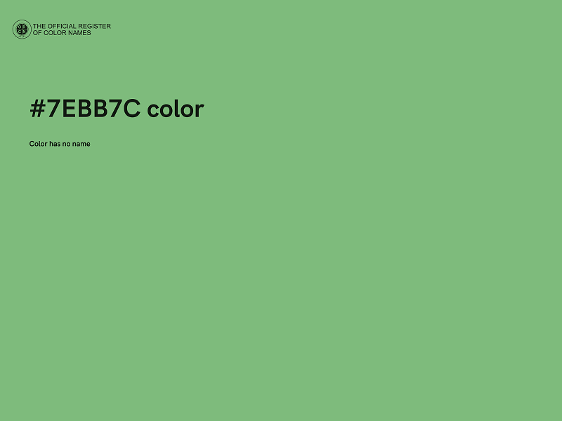 #7EBB7C color image