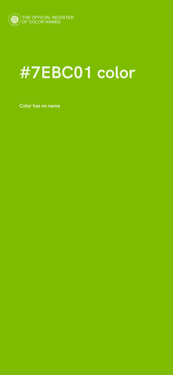 #7EBC01 color image