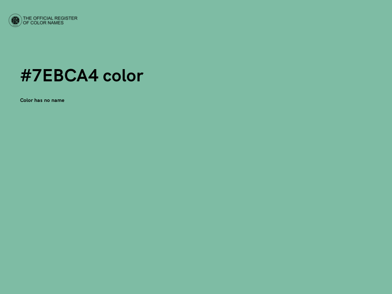 #7EBCA4 color image