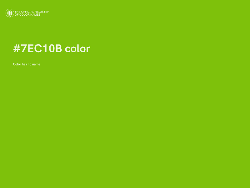 #7EC10B color image