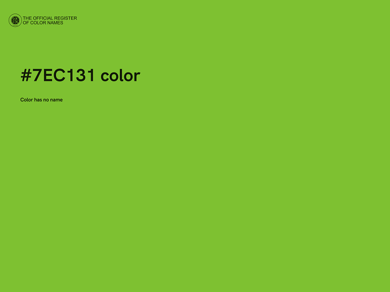 #7EC131 color image